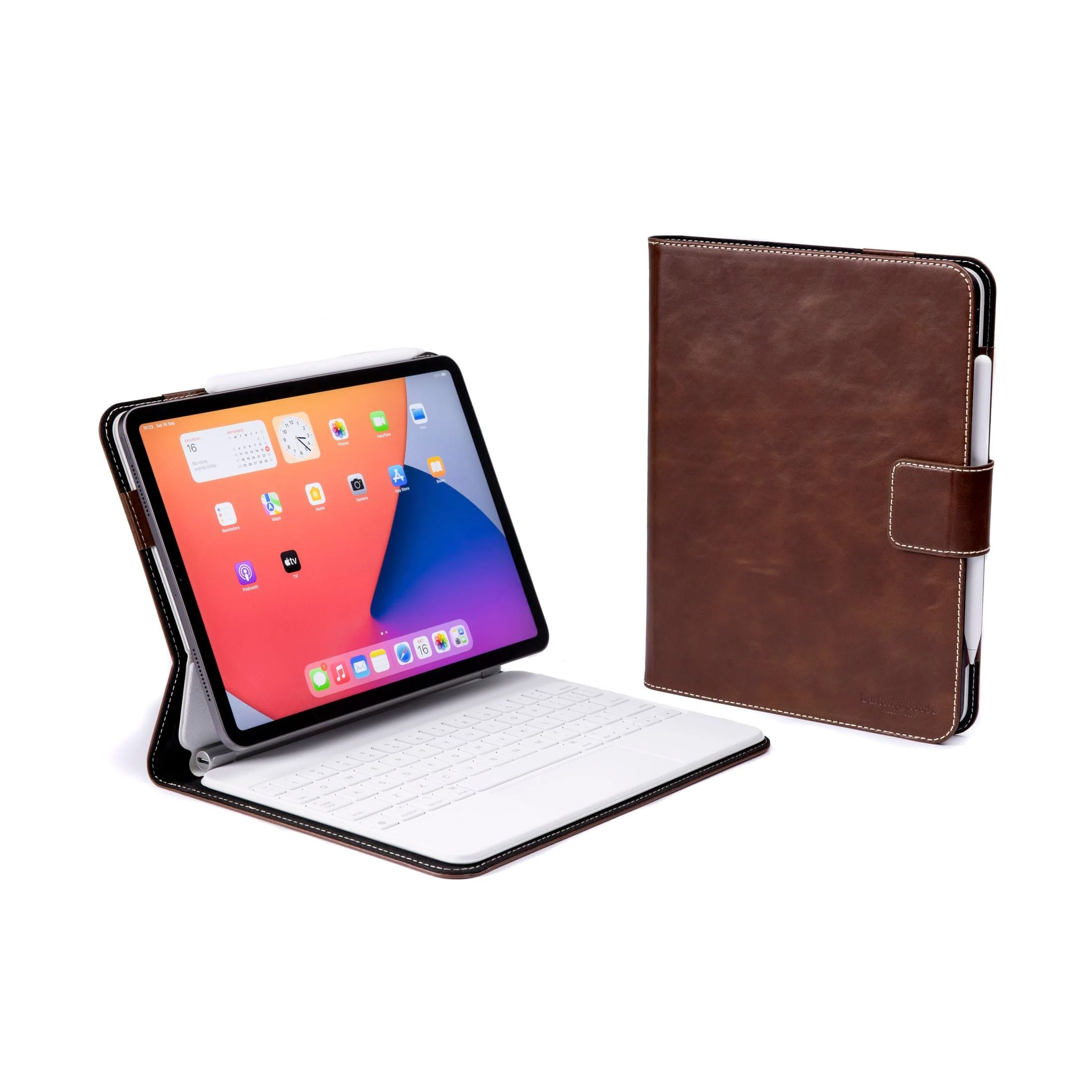 Magic Keyboard Leather Case For M5 / M4 iPad Pro 11 - Image 8
