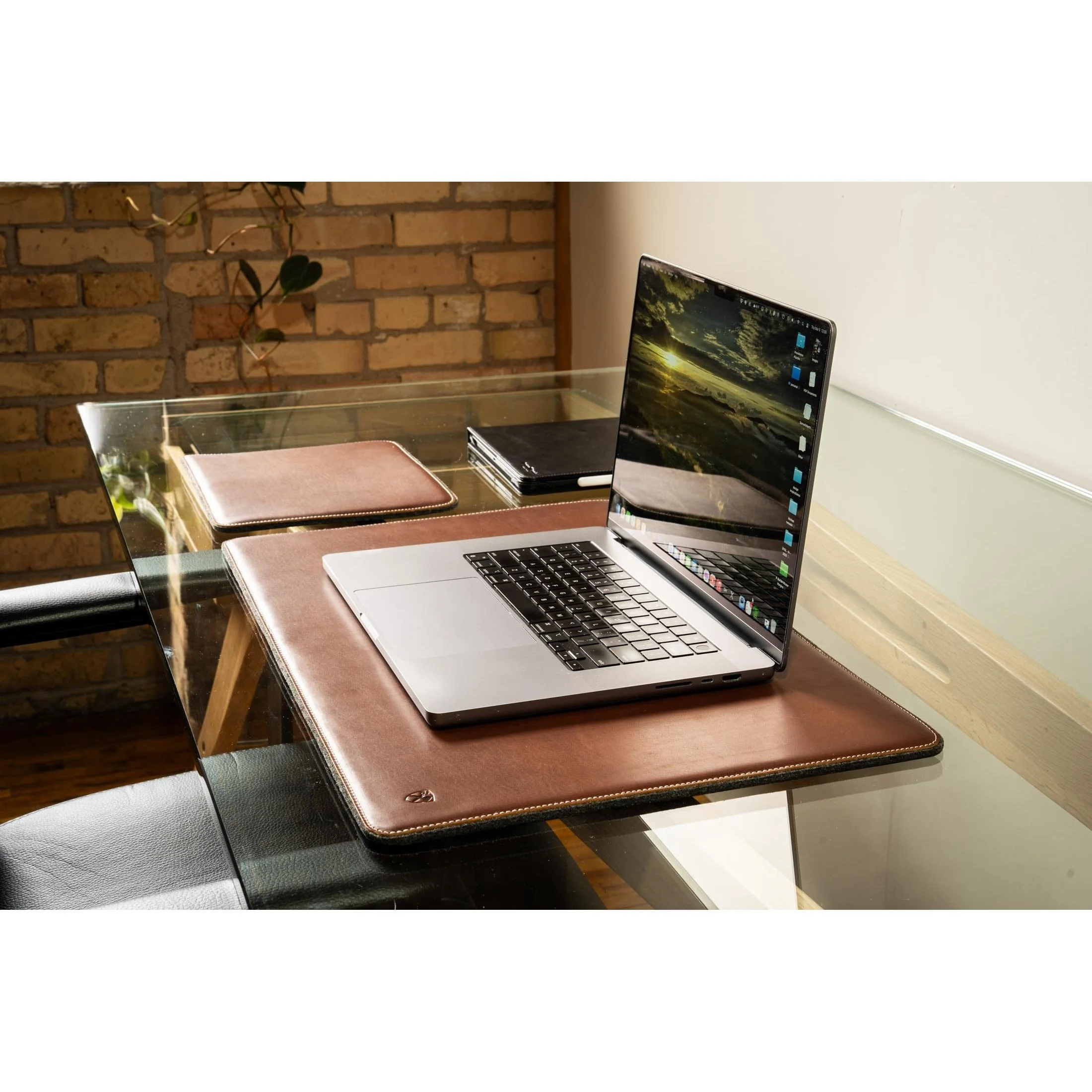 Leather And Woolen Desk Pad - Image 12