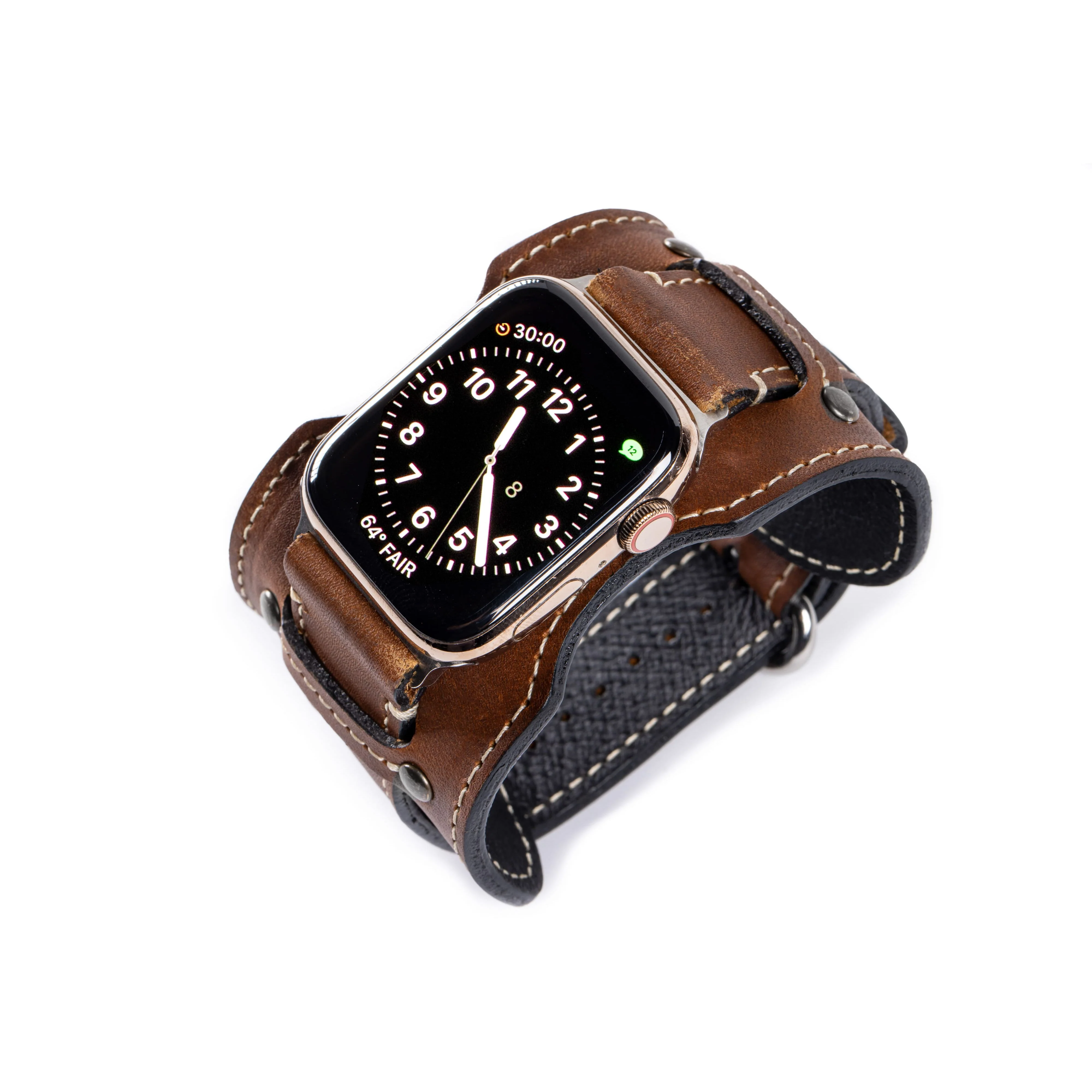 Vintage Leather Cuff For Apple Watch - Image 9