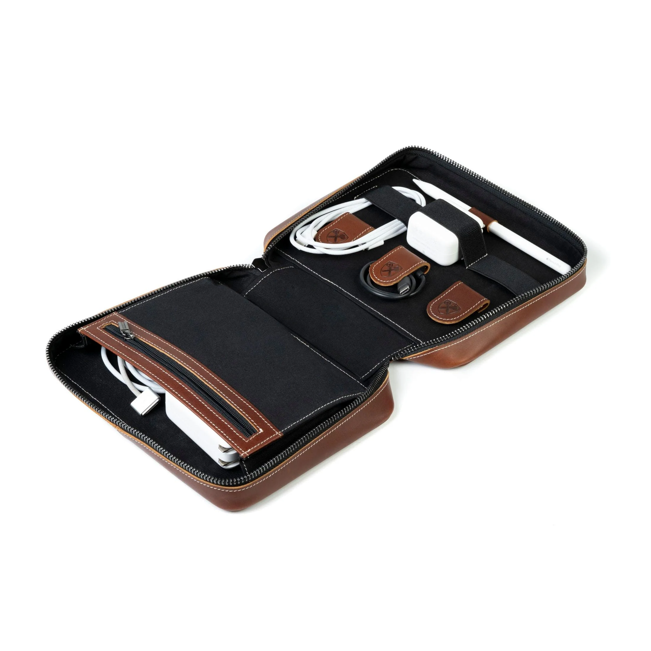 Leather Techfolio Cord Organizer - Image 12