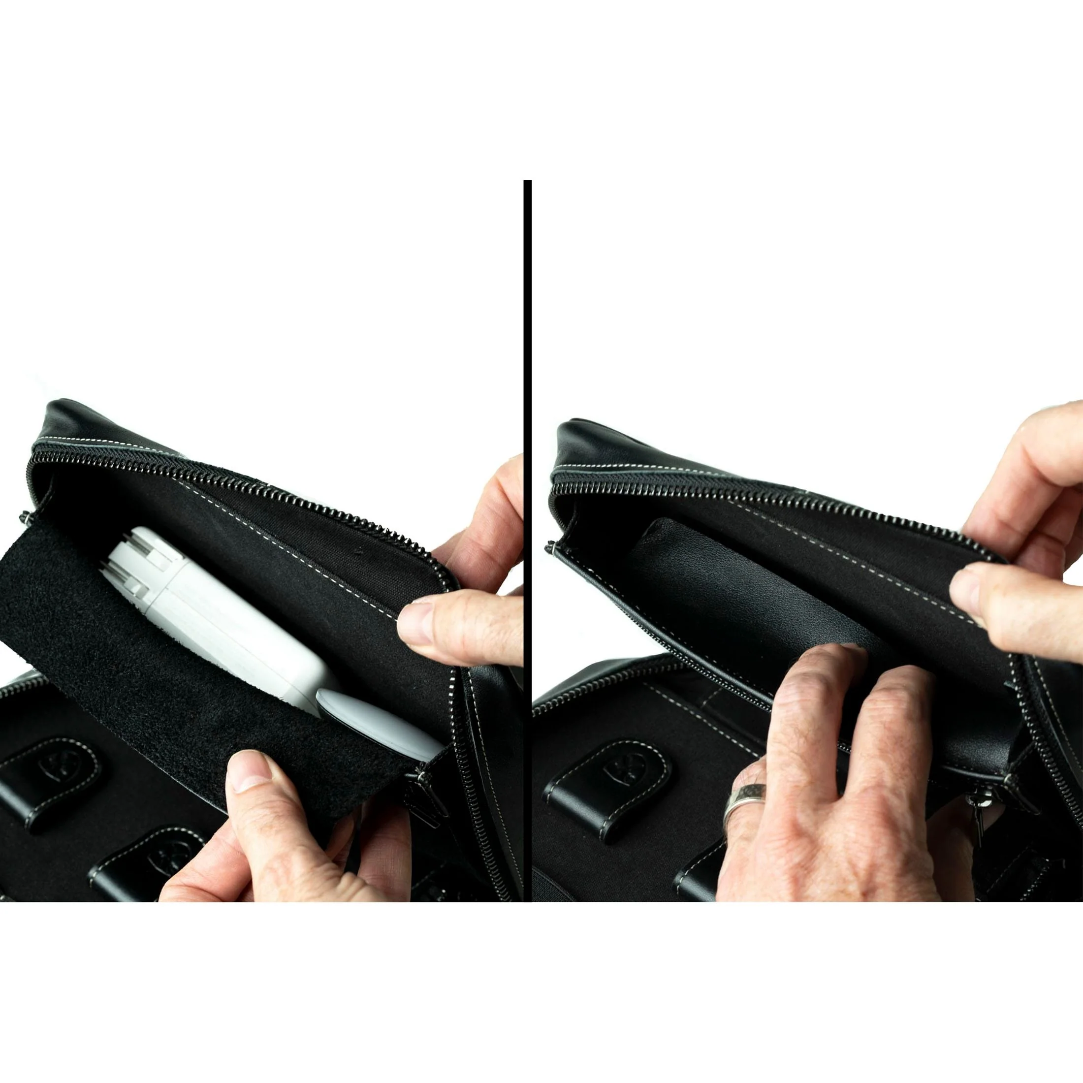 Leather Techfolio Cord Organizer - Image 3
