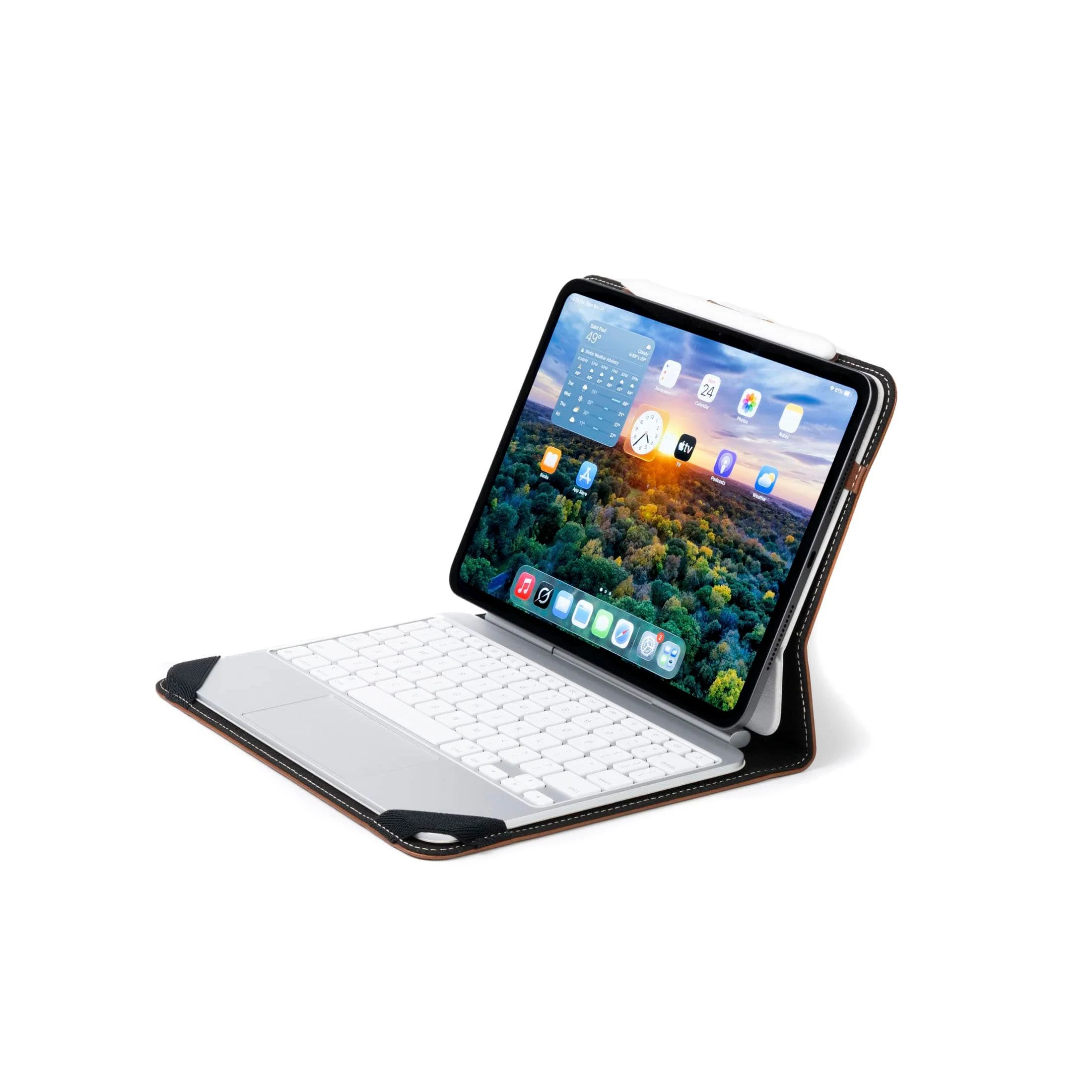 Limited Edition: Magic Keyboard Leather Case M5/M4 iPad Pro 11" - Image 7