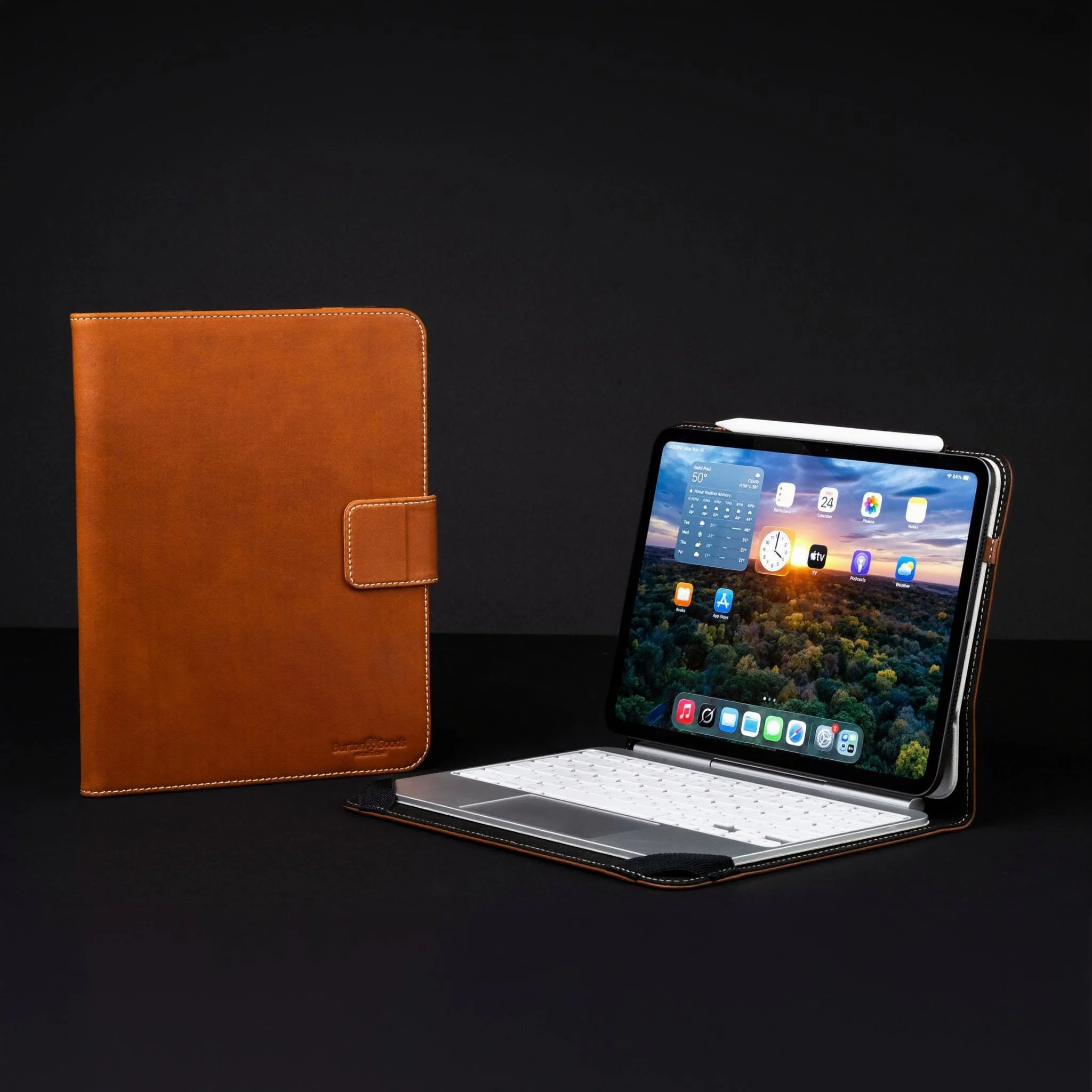 Limited Edition: Magic Keyboard Leather Case M5/M4 iPad Pro 11" - Image 15