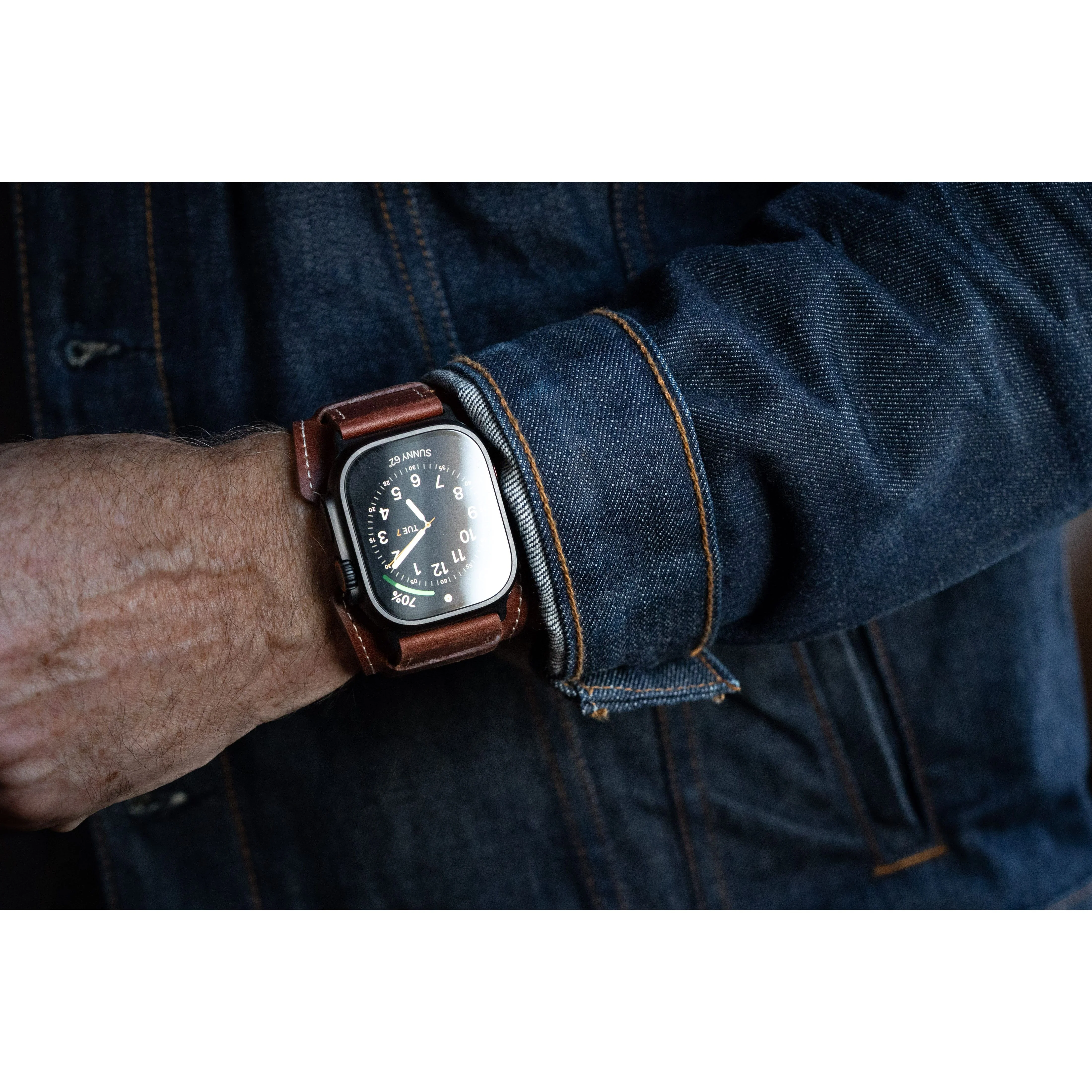 Slim Logan Leather Cuff - Image 10