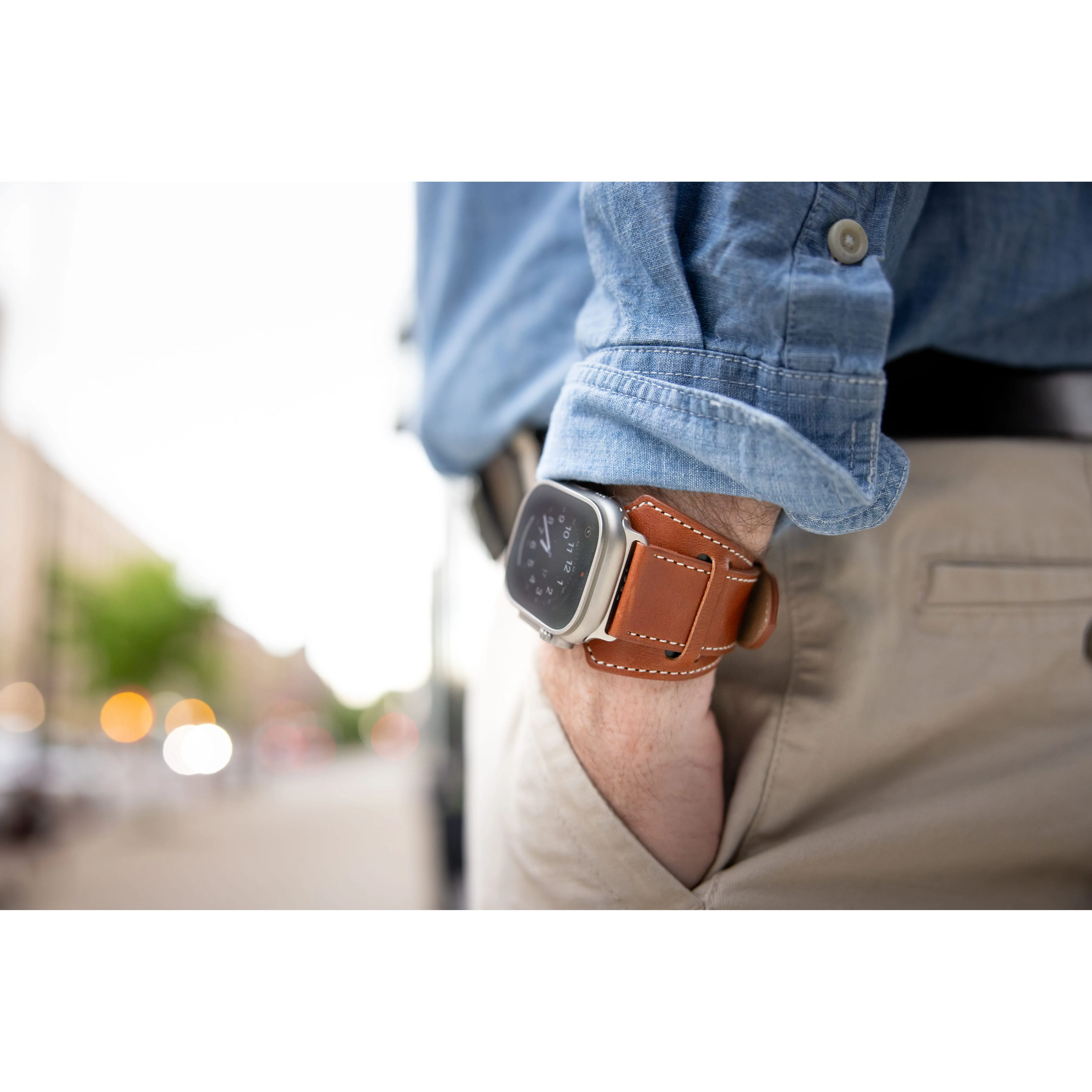 Slim Logan Leather Cuff - Image 13