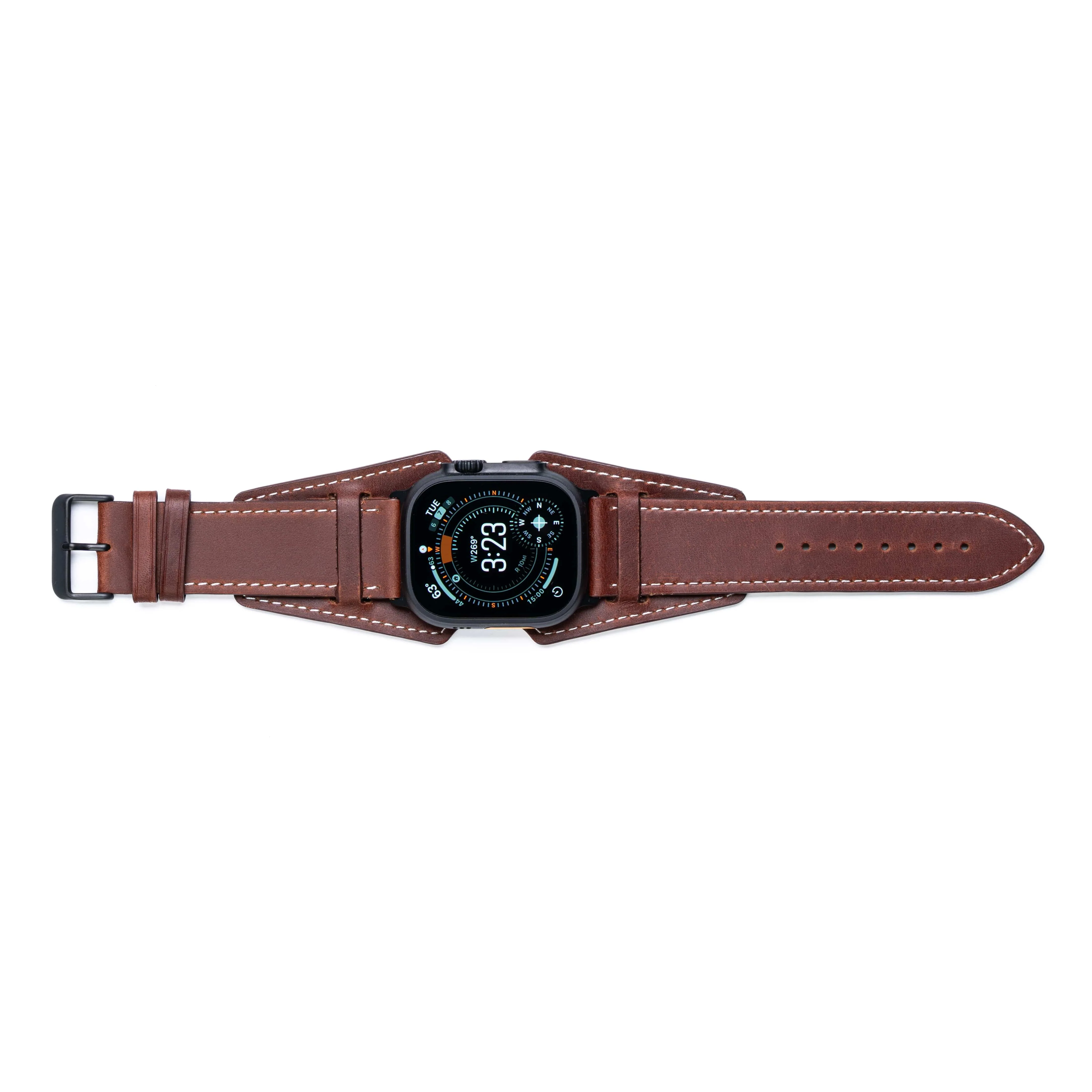 Slim Logan Leather Cuff - Image 3