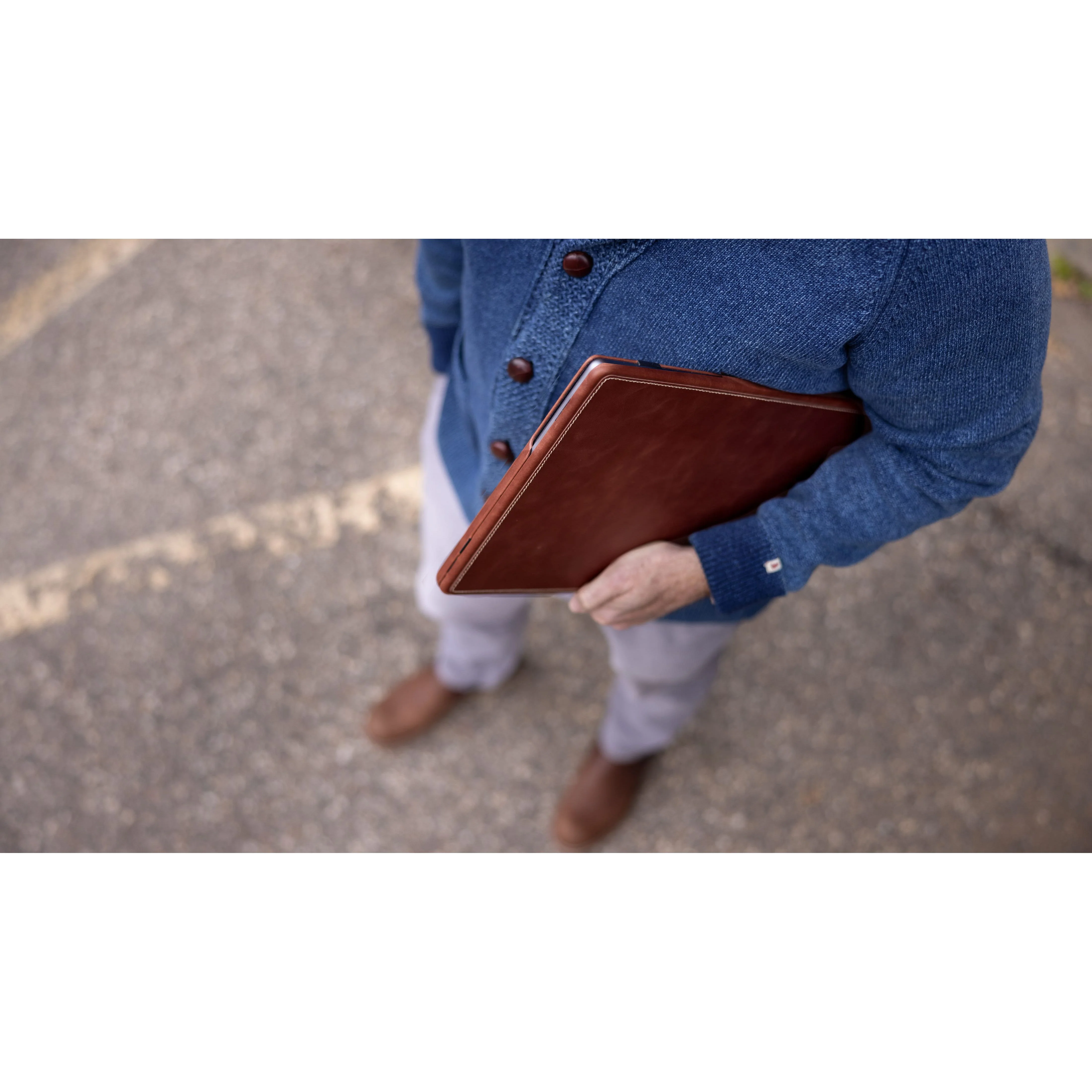 Luxury Leather Slim Case For MacBook Air 13 Inch - Image 5