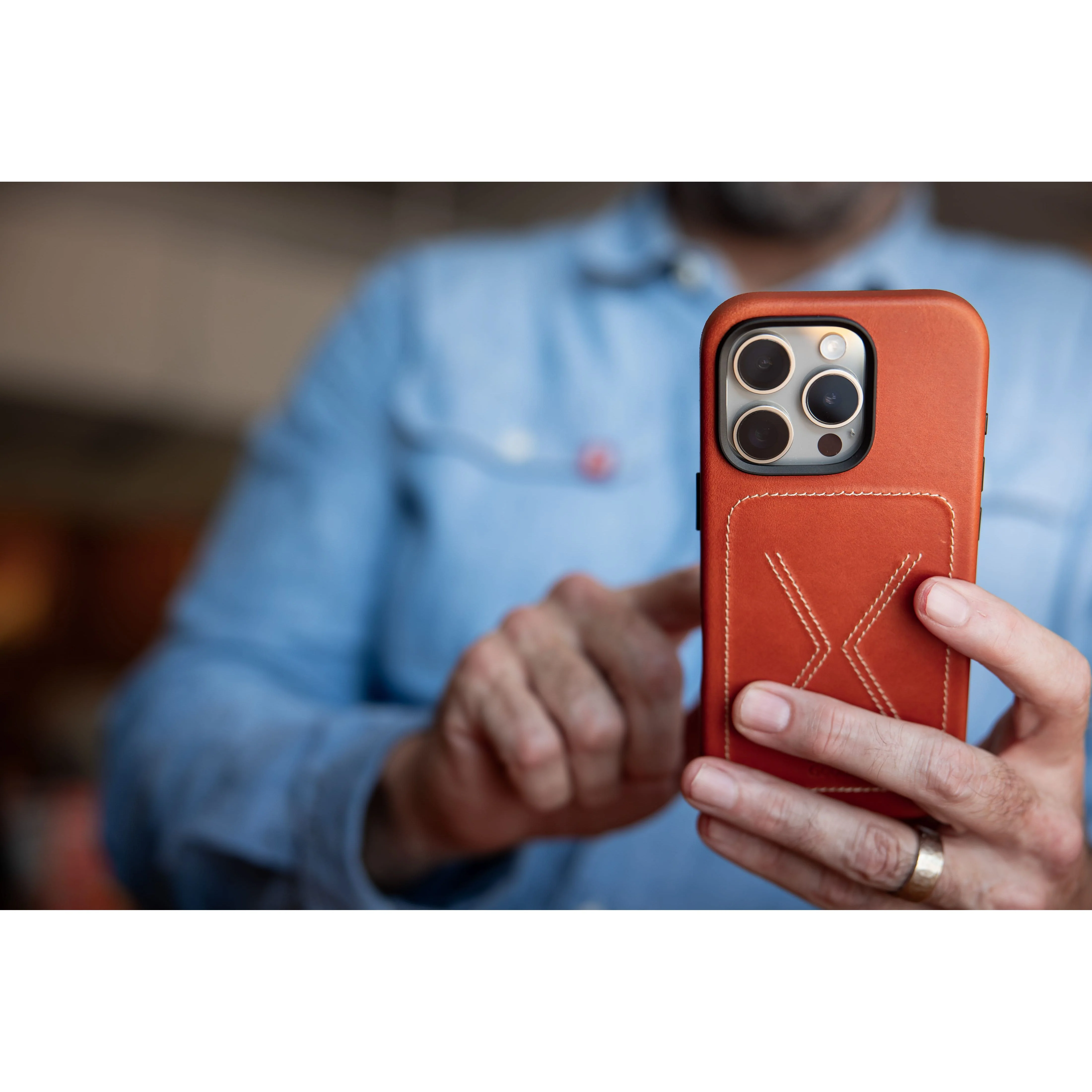 Luxury Modern Pocket Book For iPhone 16 Pro - Image 7