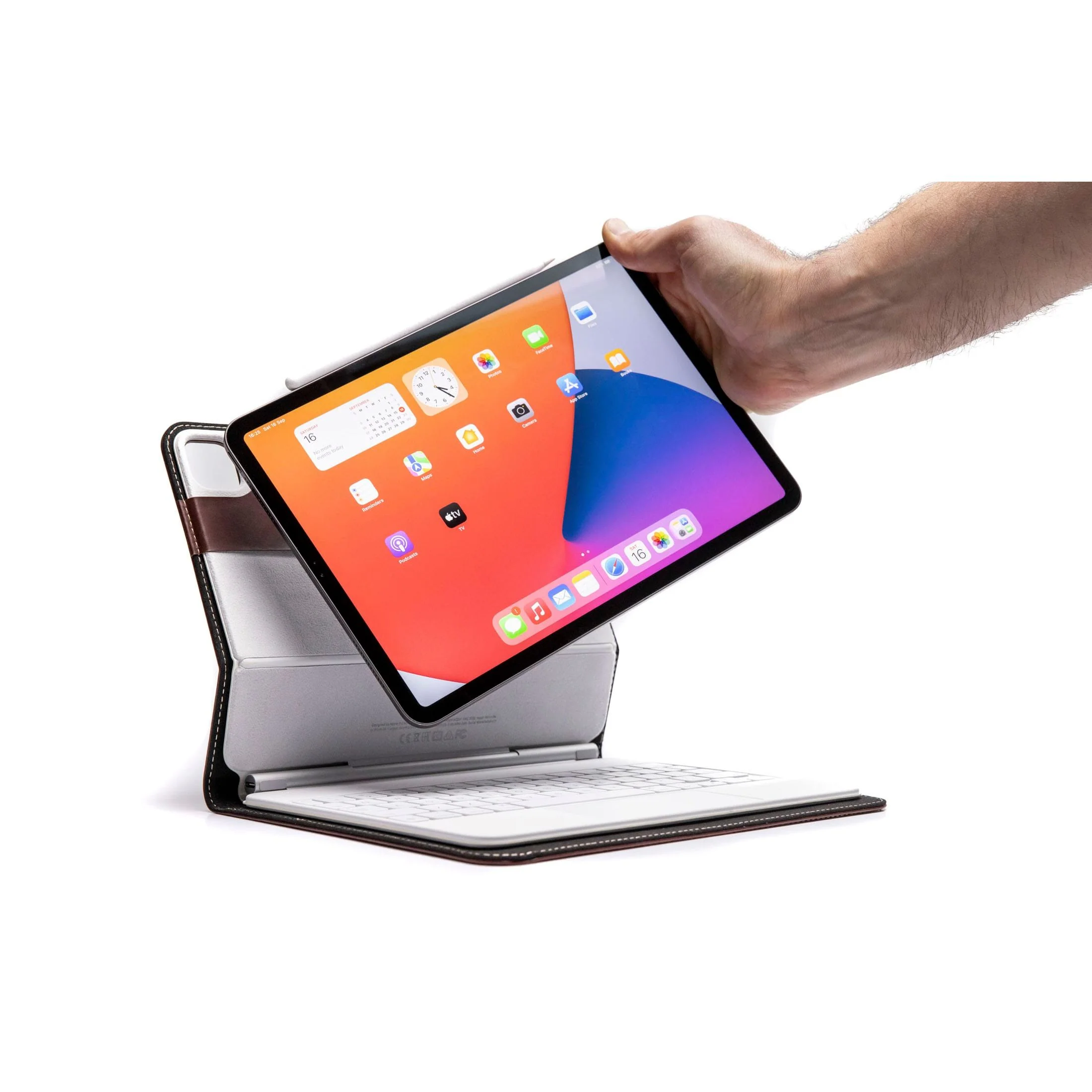 Magic Keyboard Leather Case For M3 / M2 iPad Air 11" - Image 6