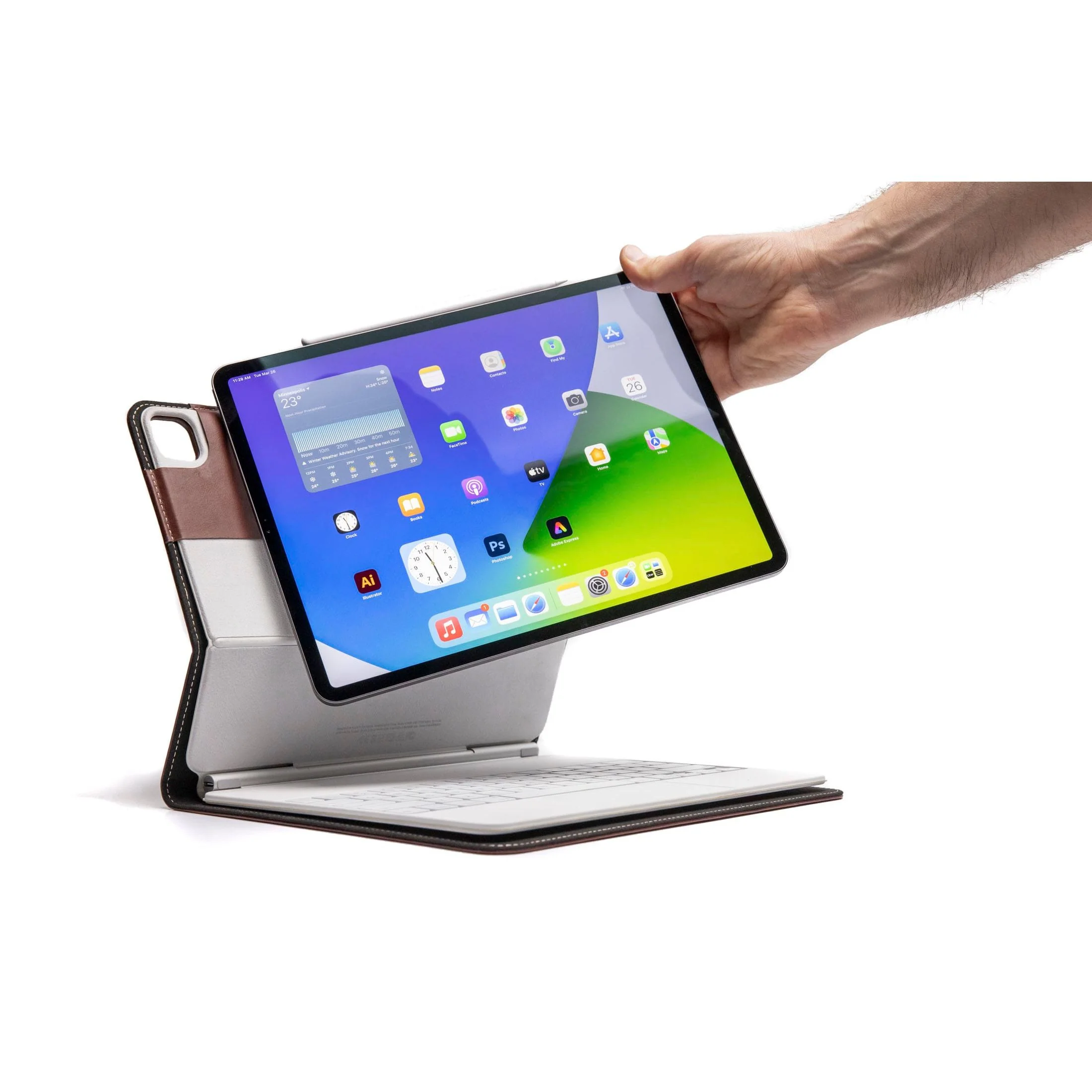 Magic Keyboard Leather Case For iPad Air 13" - Image 12