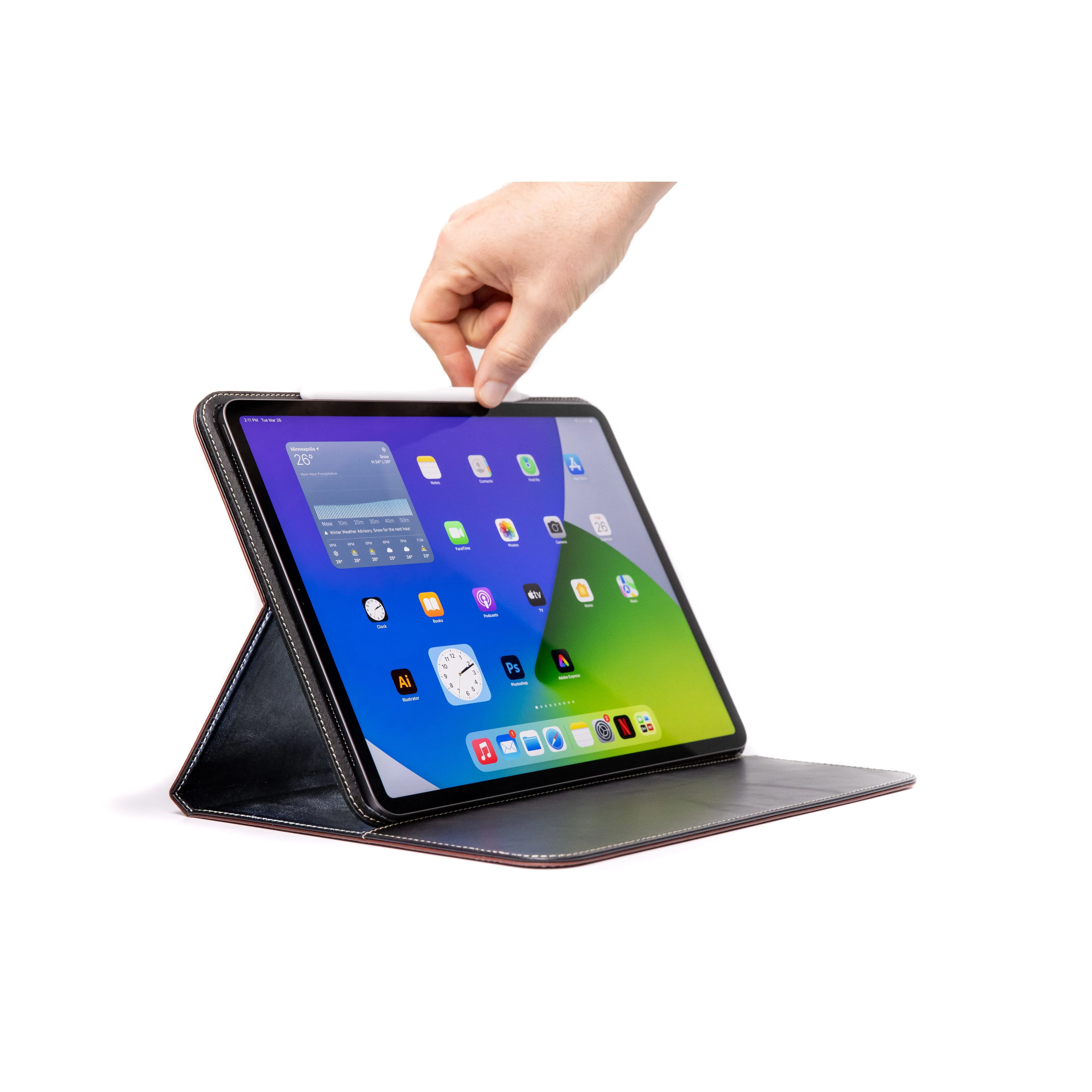CLEARANCE Magnetic Leather iPad Case M5 / M4 iPad Pro 13" - Image 10