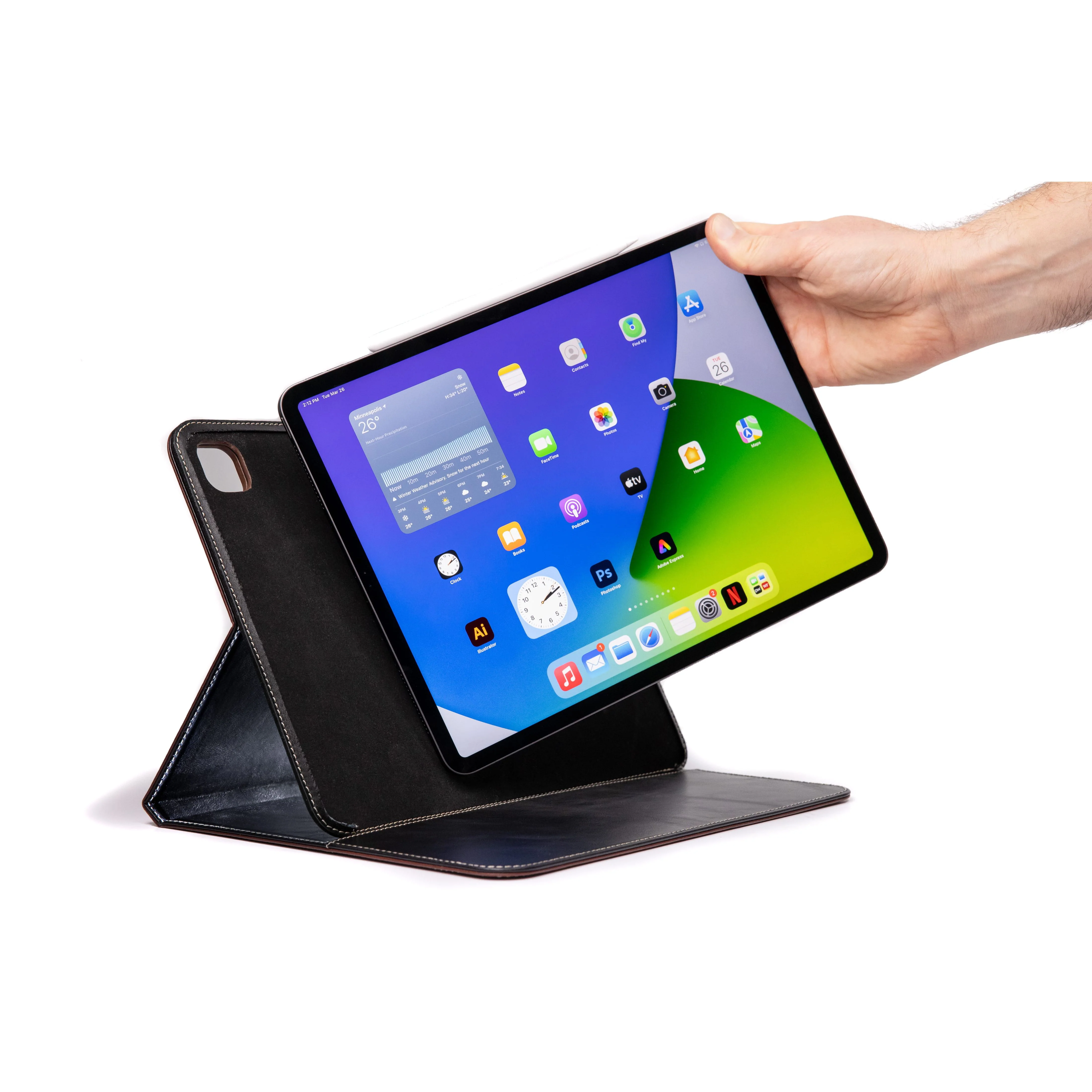 CLEARANCE Magnetic Leather iPad Case M5 / M4 iPad Pro 13" - Image 11