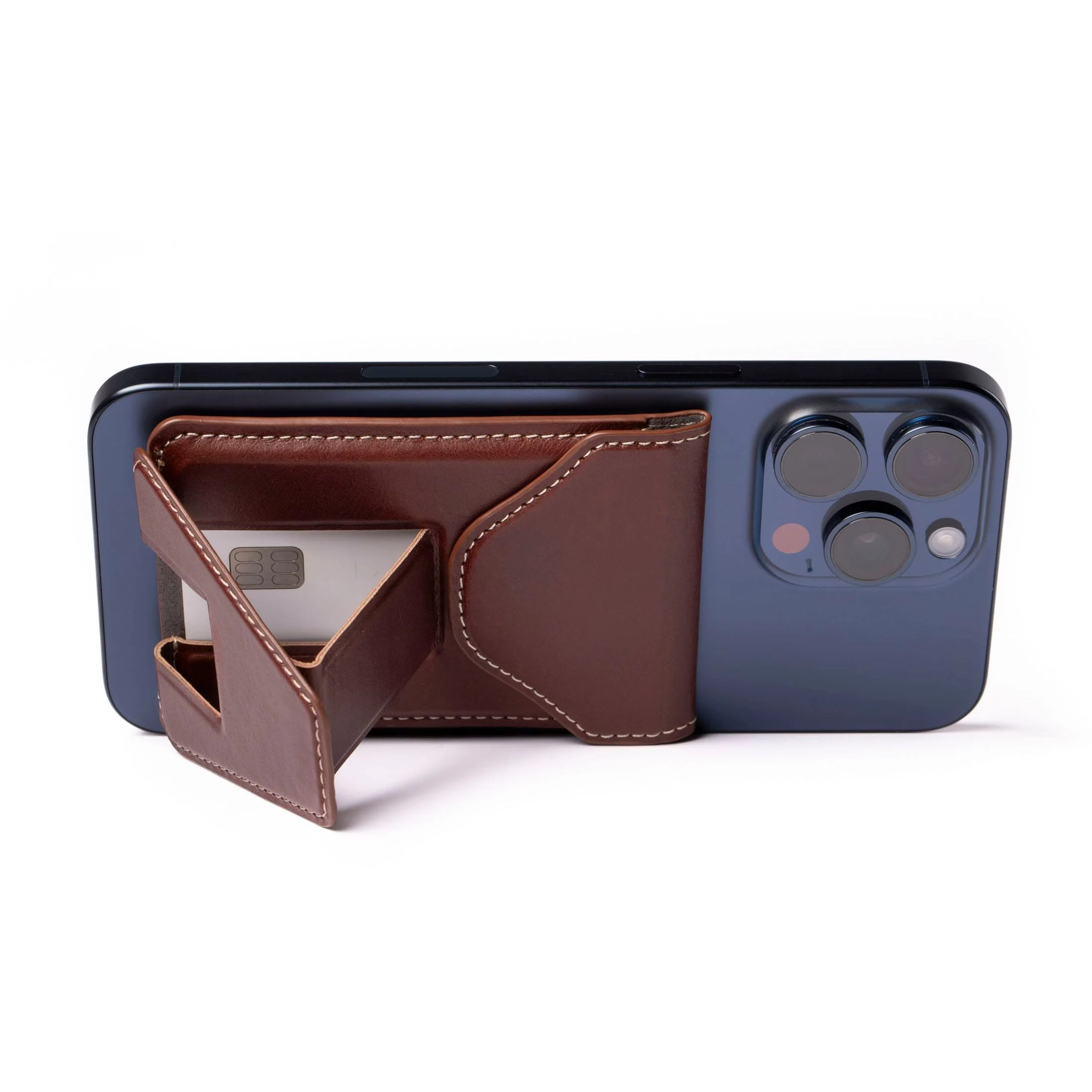 Slim Magsafe Leather Wallet Stand - Image 11