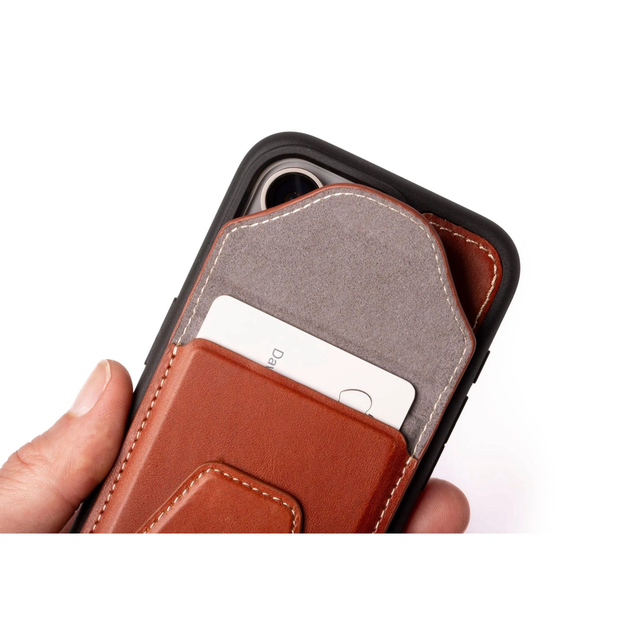 Slim Magsafe Leather Wallet Stand - Image 17