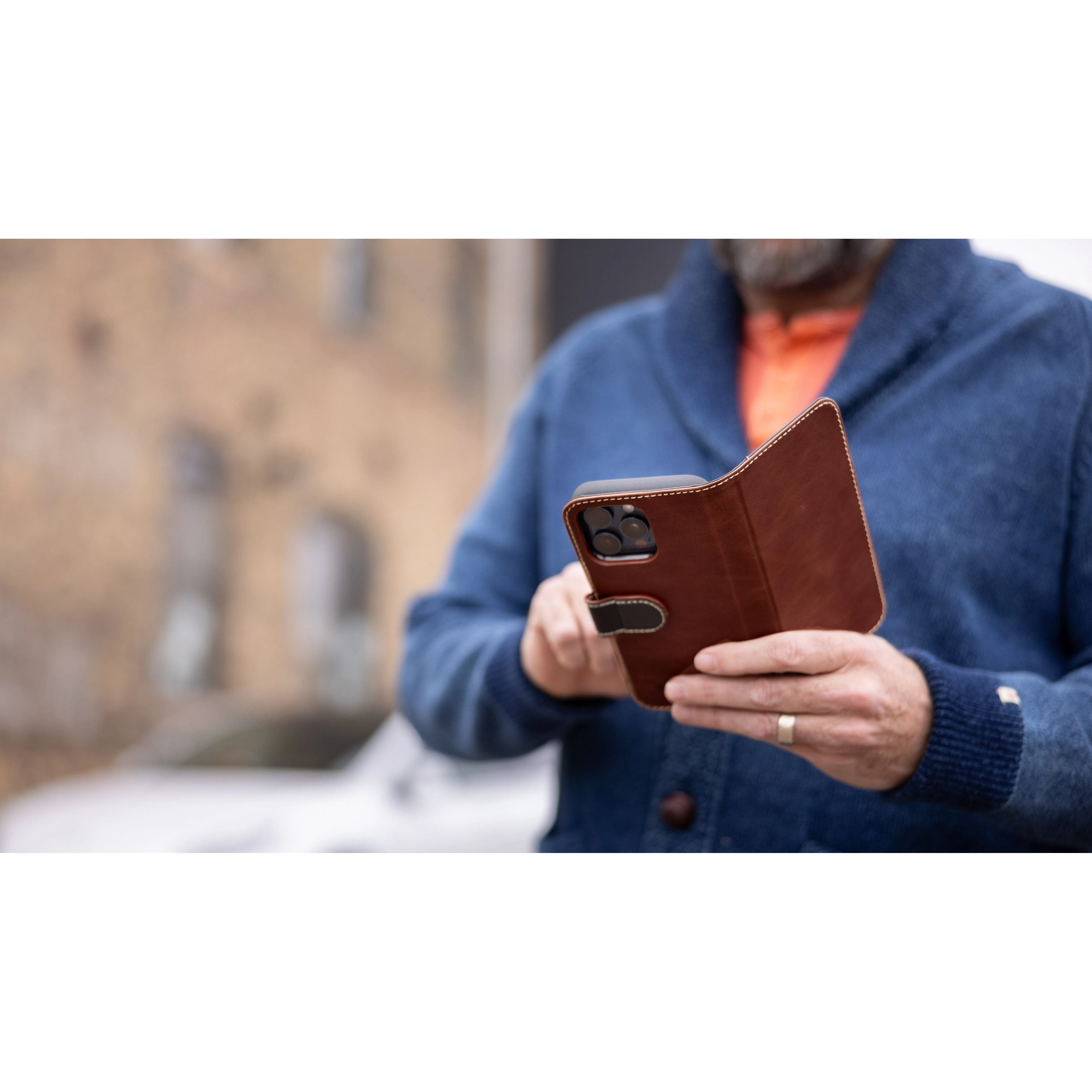 Modern Pocket Book Wallet Case For iPhone 14 Pro Max - Image 6