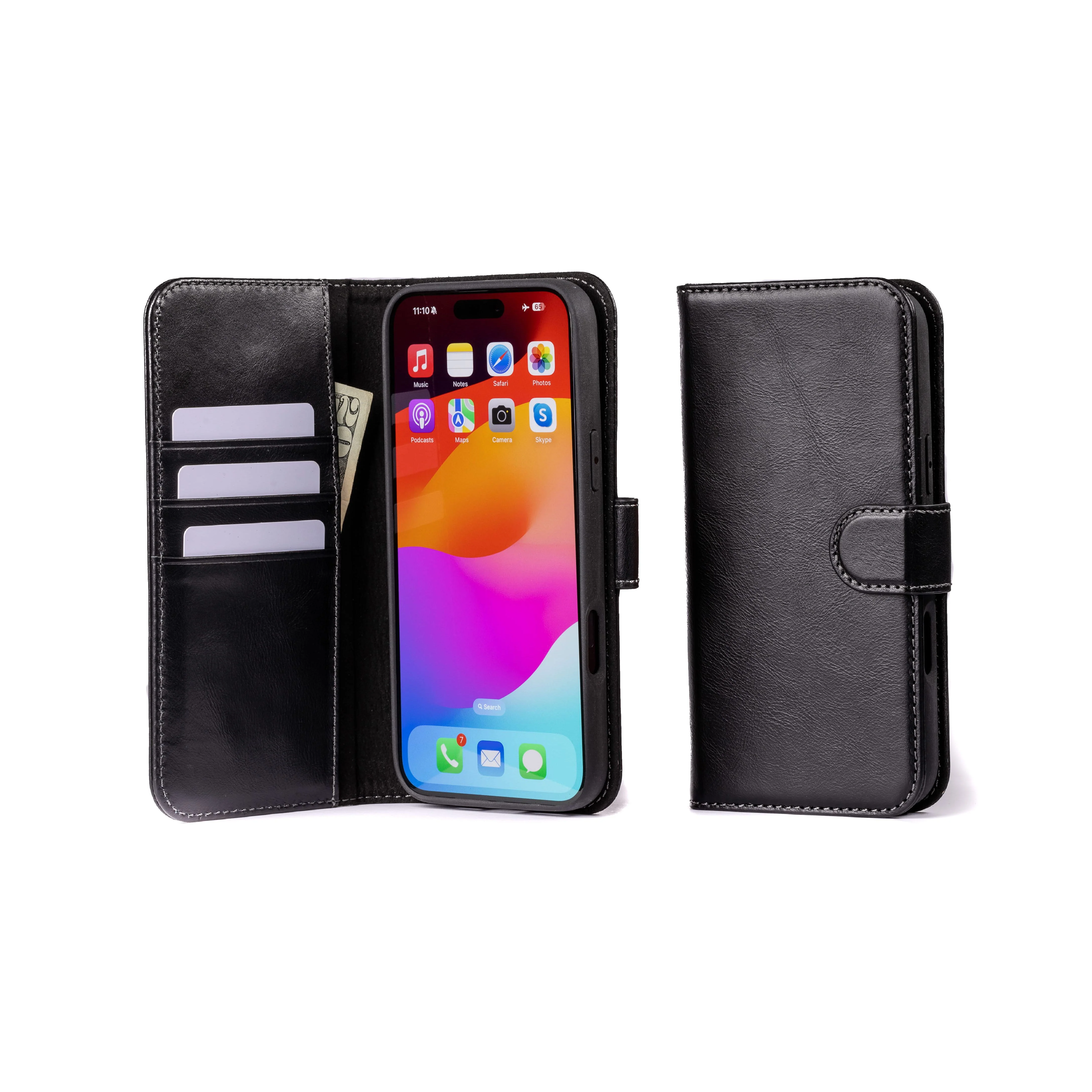 Modern Pocket Book Wallet Case For iPhone 16 Pro Max - Image 15