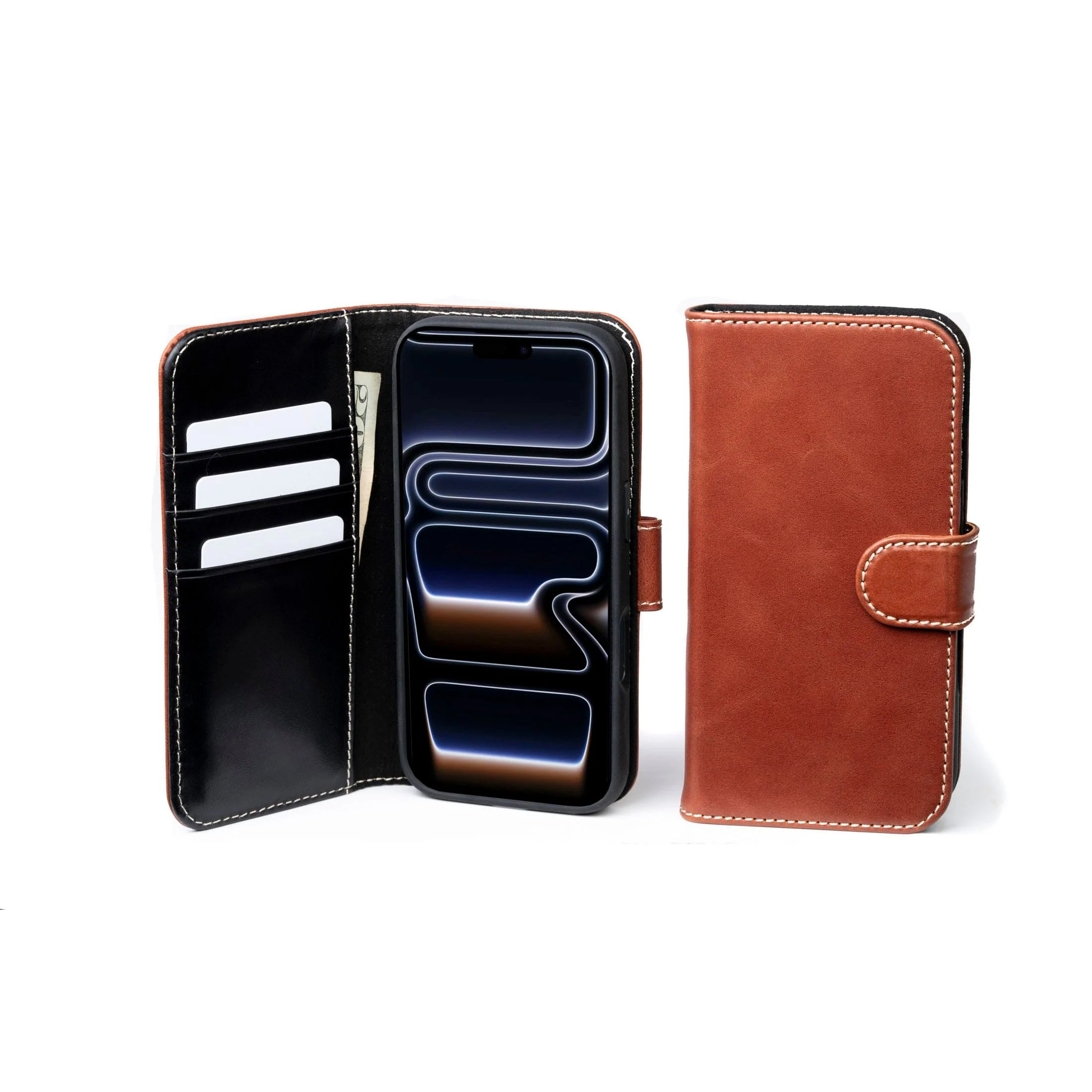 Modern Pocket Book Wallet Case For iPhone 17 Pro - Image 12