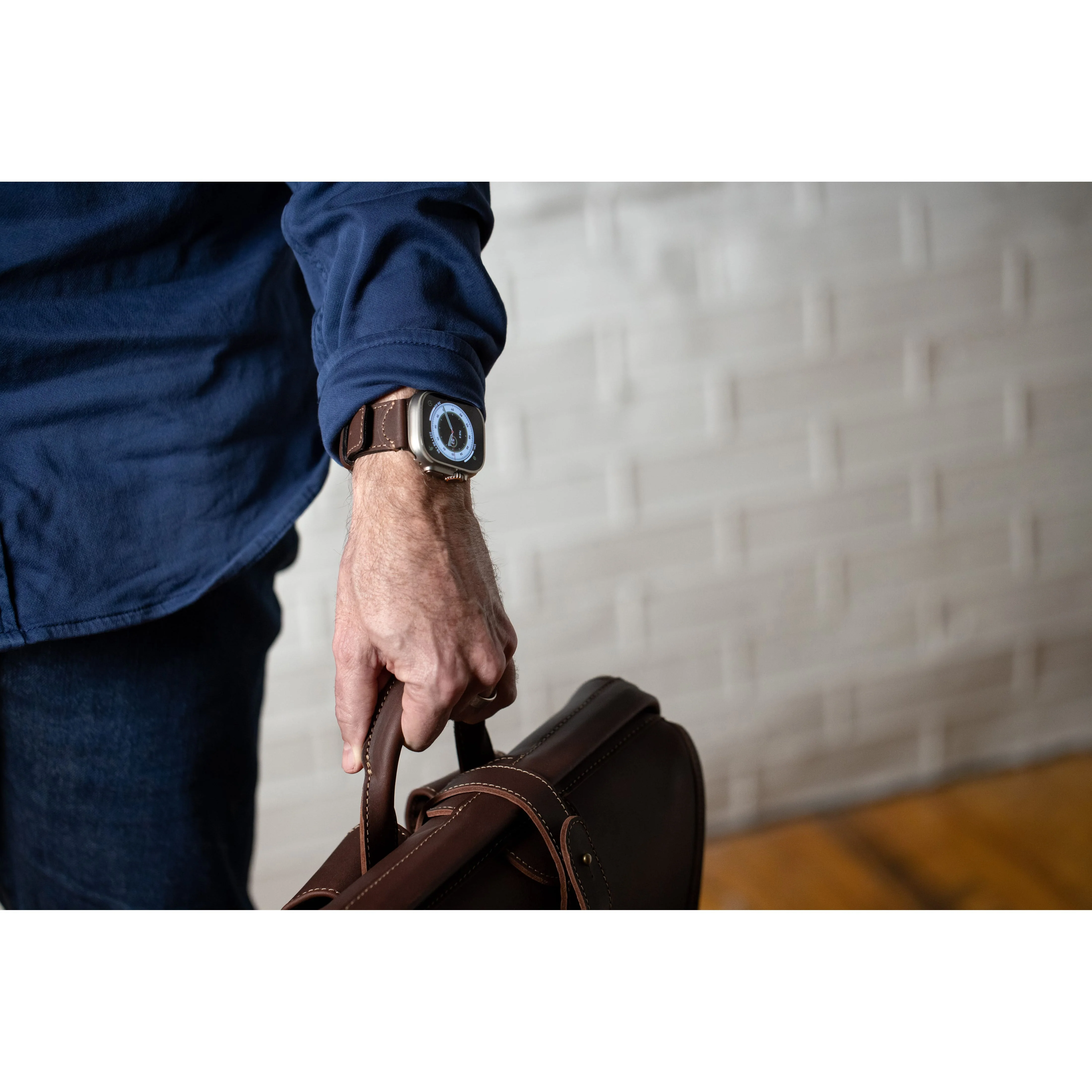 Ultra Leather Band For Apple Watch - Image 8