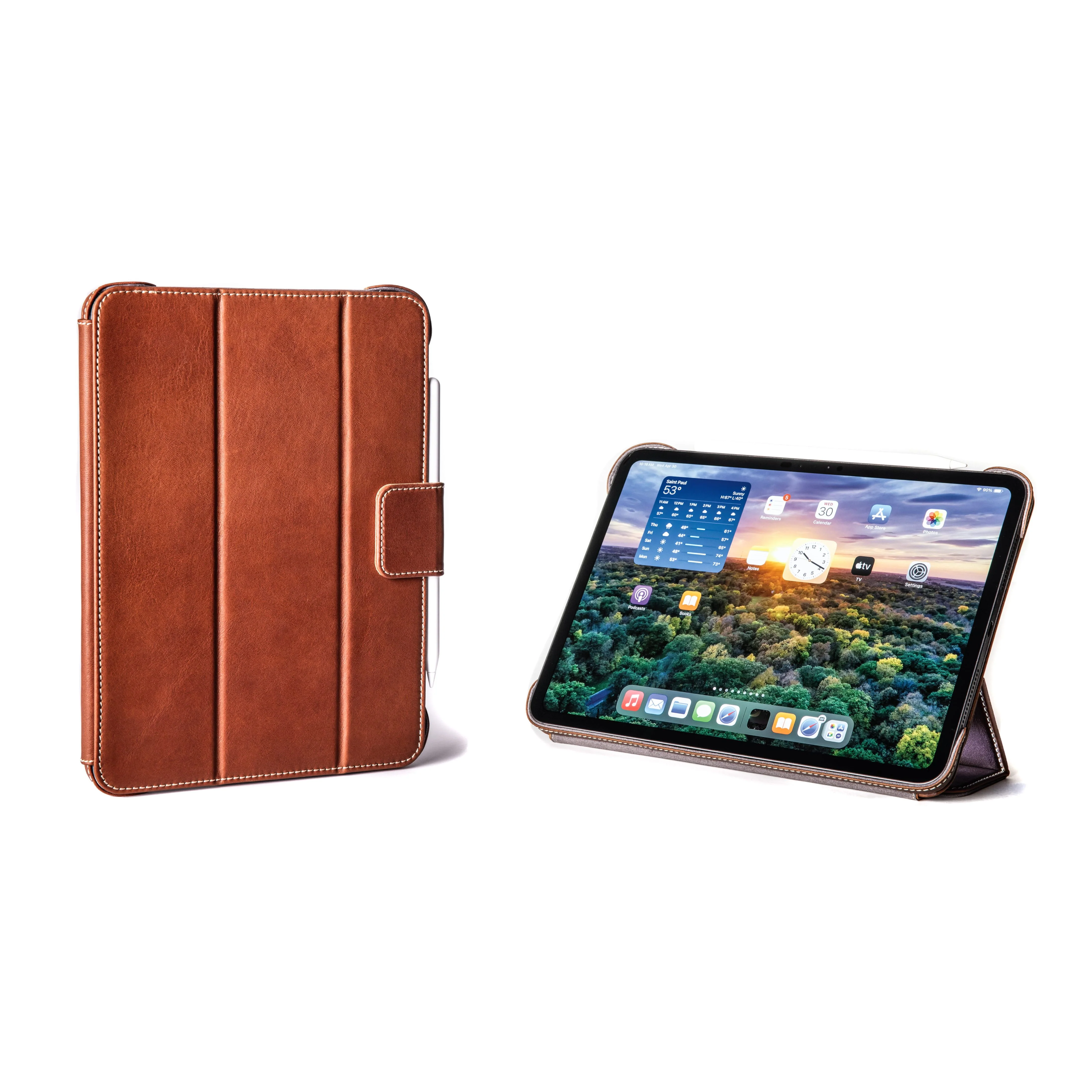 Slim Magnetic Leather Case M5 / M4 iPad Pro 11" - Image 16