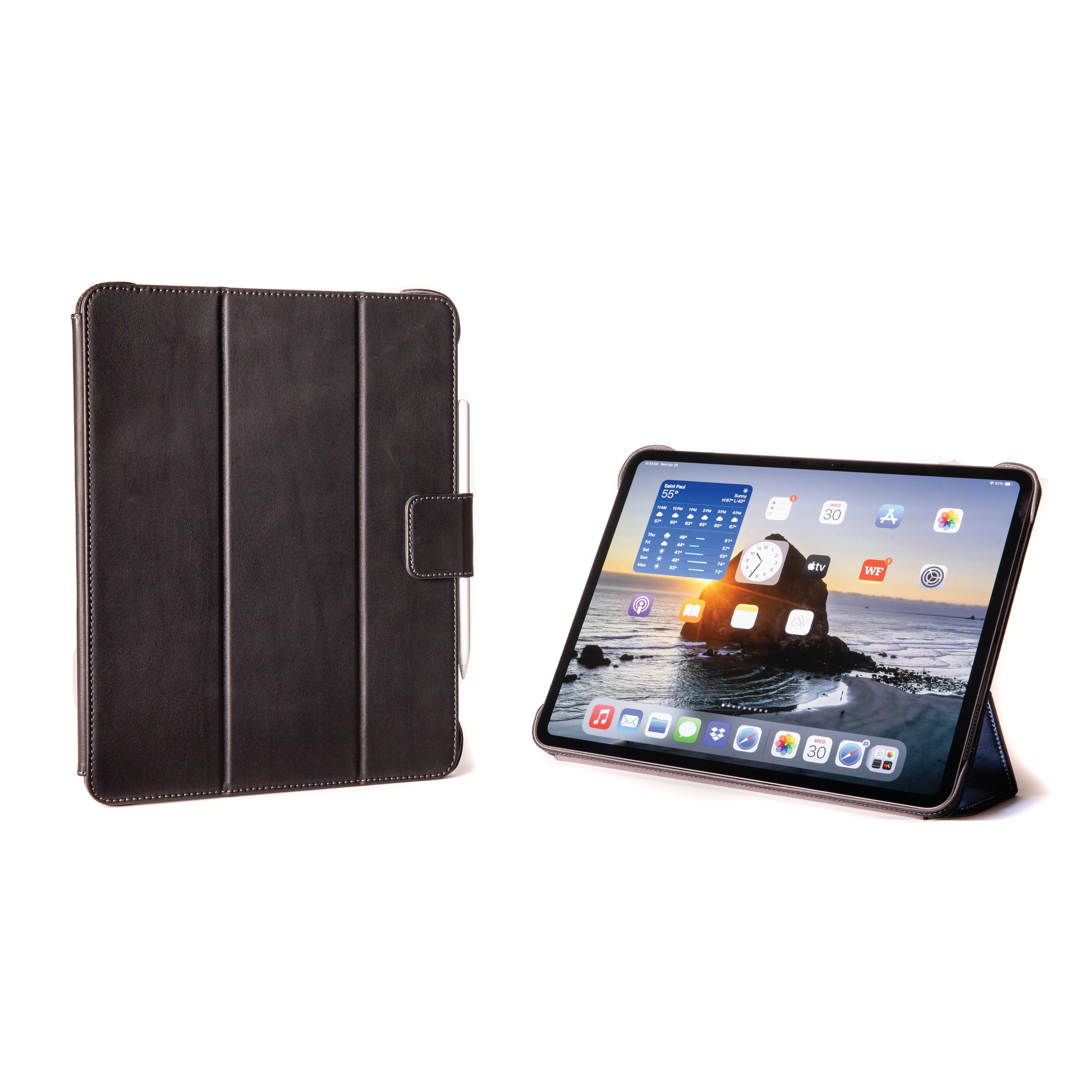 Slim Magnetic Leather iPad Case M5 / M4 iPad Pro 13" - Image 19