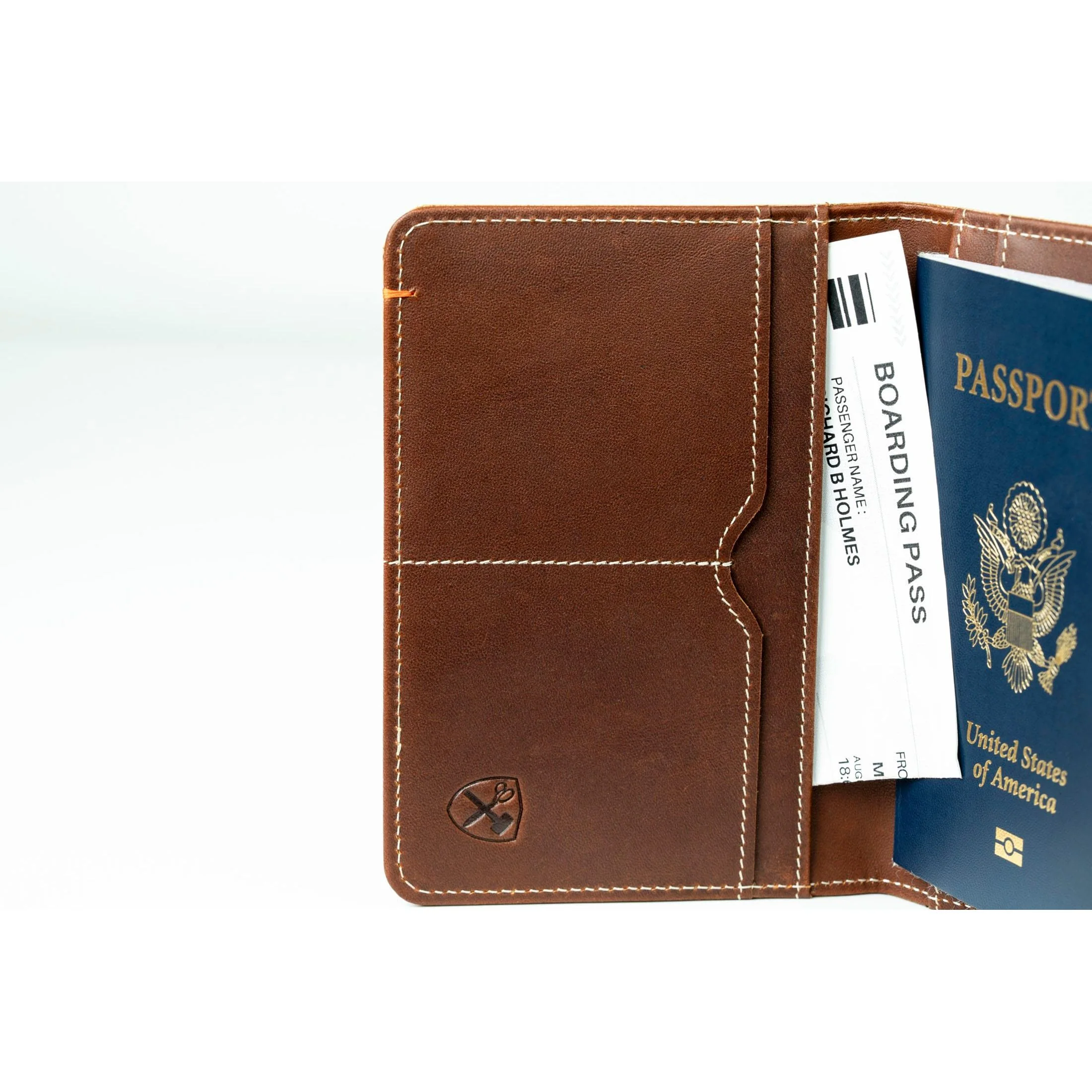 Slim Passport Leather Wallet - Image 6