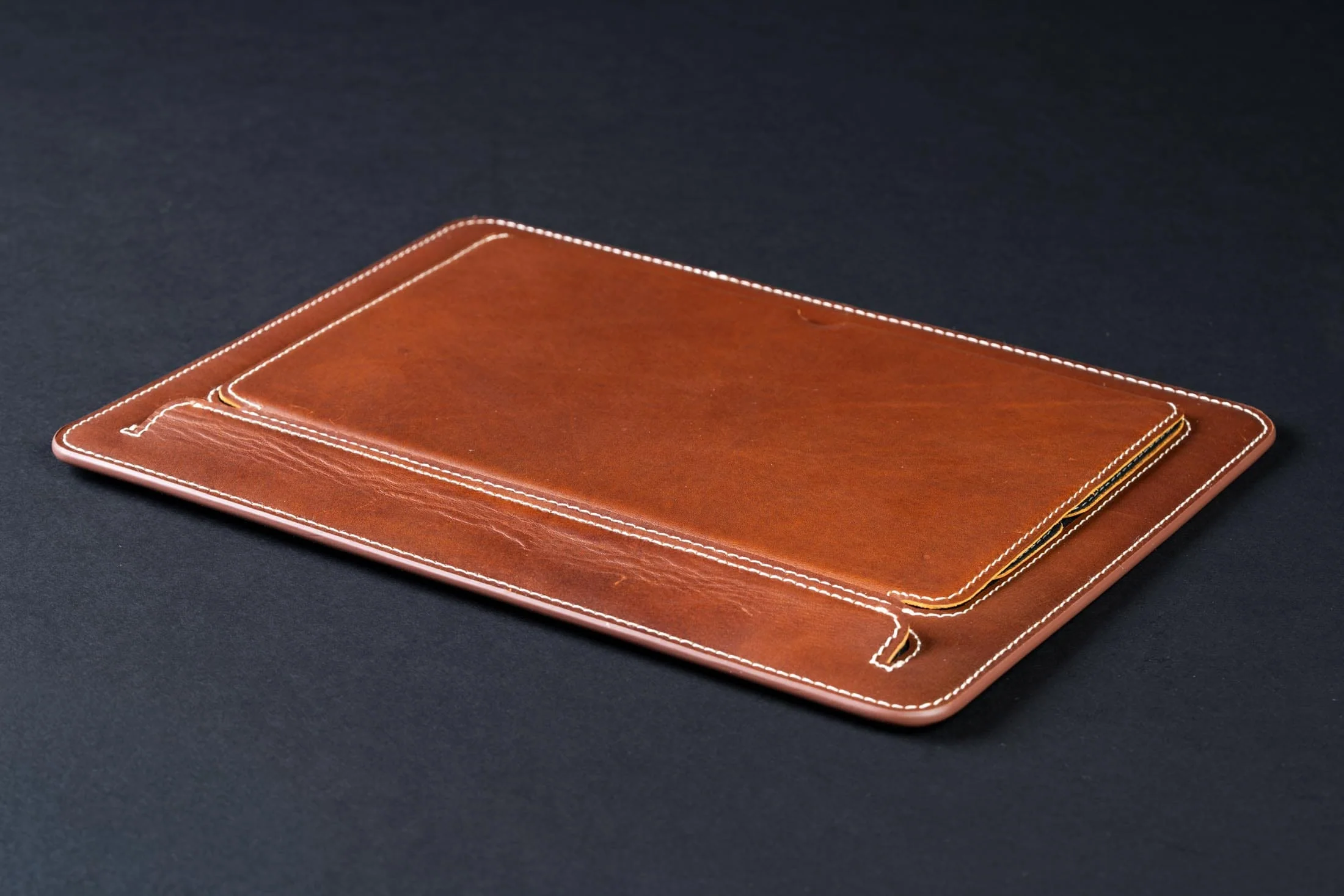 Travel And Desk Leather Laptop Stand - Image 9
