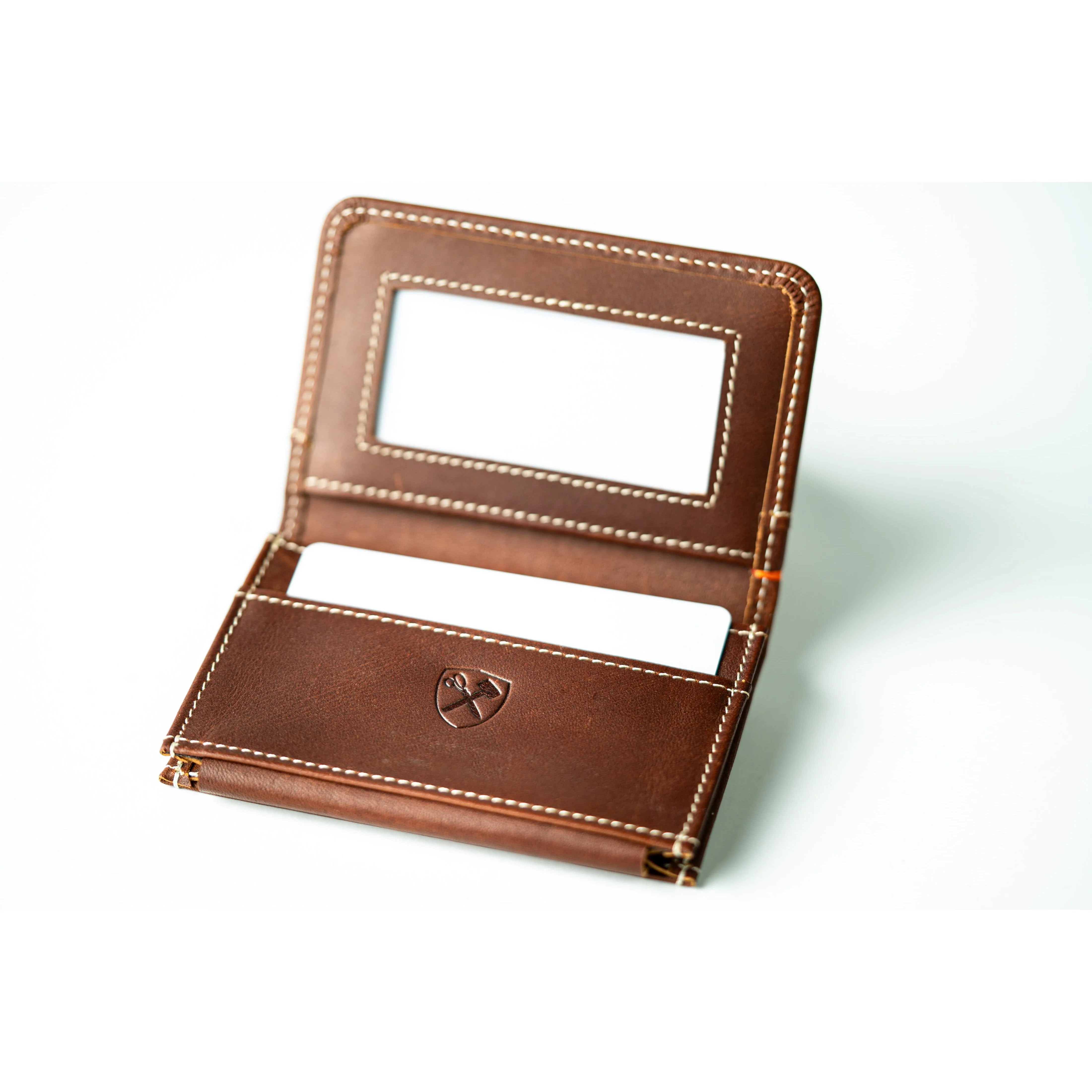 Ultra Compact Bi-Fold Leather Wallet - Image 11