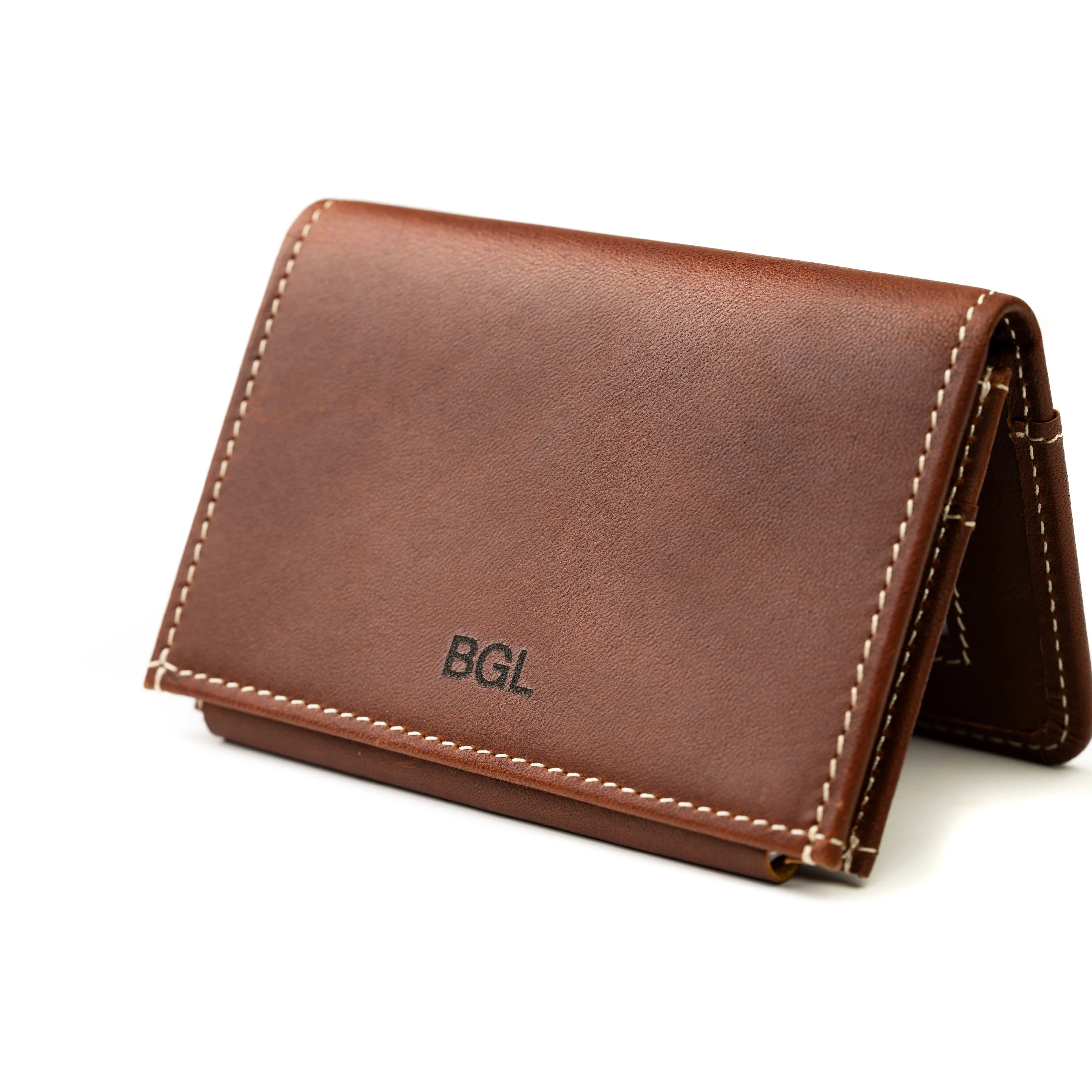 Ultra Compact Bi-Fold Leather Wallet - Image 5